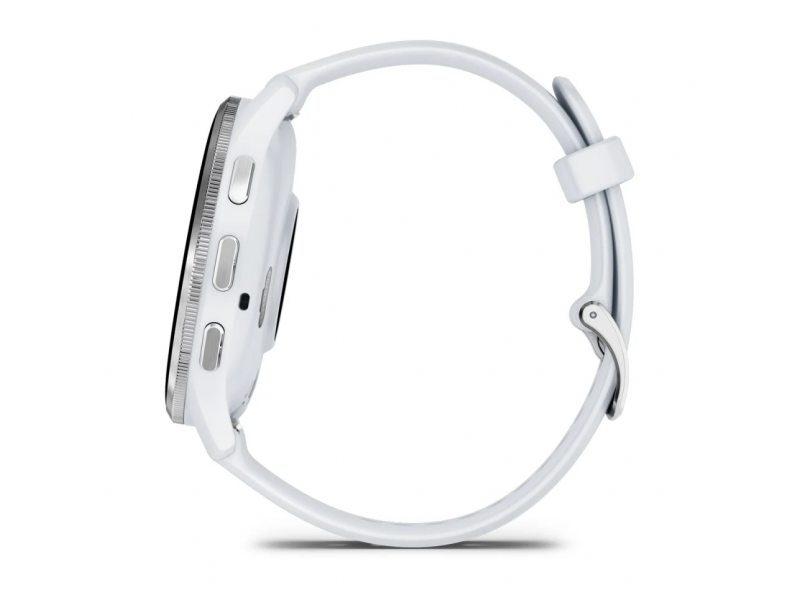 GARMIN VENU 3 SILVER БЕЗЕЛ С WHITESTONE КОРПУС И СИЛИКОНОВА КАИШКА 7