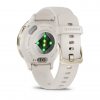 Garmin Venu 3S Soft Gold безел с Ivory корпус и силиконова каишка 5
