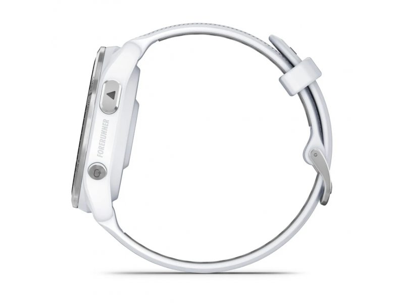 GARMIN FORERUNNER 965 TITANIUM БЕЗЕЛ С WHITESTONE КОРПУС И WHITESTONE/POWDER GREY СИЛИКОНОВА КАИШКА 6