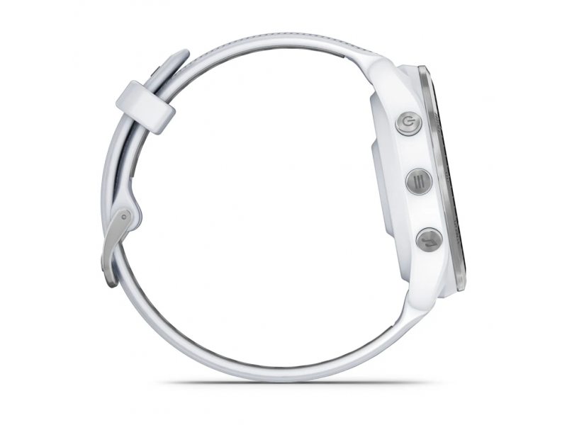 GARMIN FORERUNNER 965 TITANIUM БЕЗЕЛ С WHITESTONE КОРПУС И WHITESTONE/POWDER GREY СИЛИКОНОВА КАИШКА 7