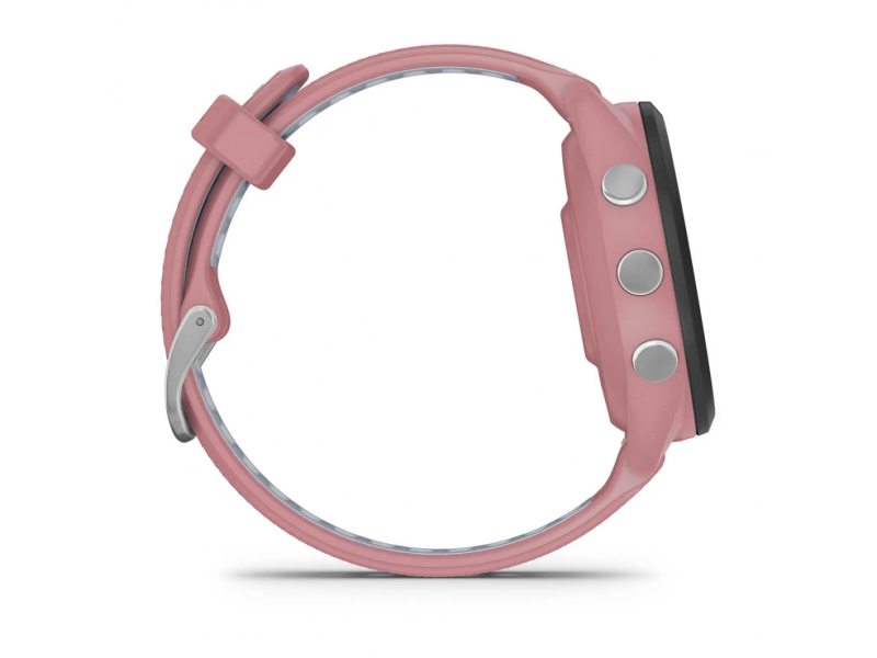 GARMIN FORERUNNER 265S BLACK БЕЗЕЛ С LIGHT PINK КОРПУС И LIGHT PINK/POWDER GREY СИЛИКОНОВА КАИШКА 6