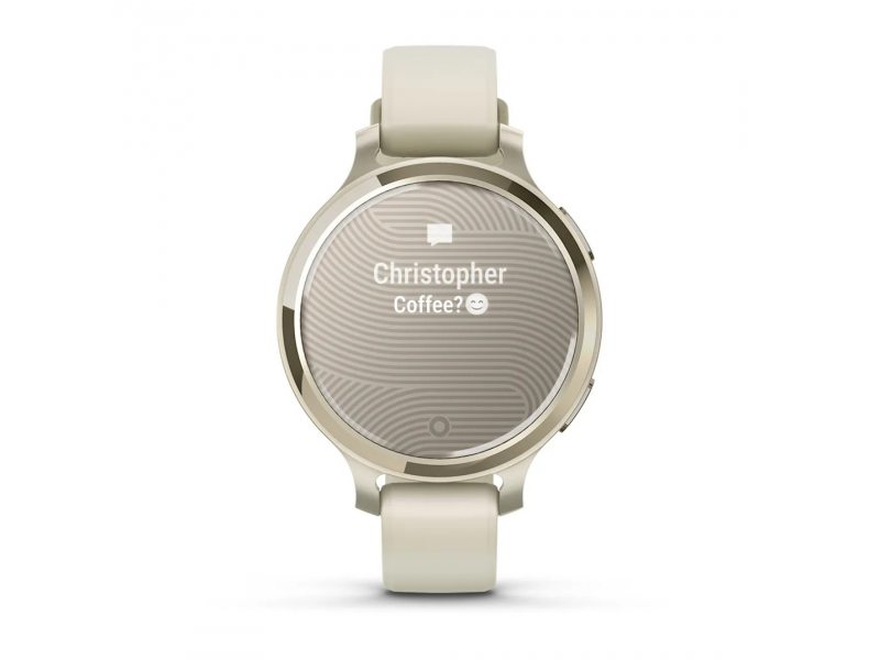 GARMIN LILY 2 ACTIVE LUNAR GOLD С BONE СИЛИКОНОВА КАИШКА 6