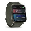 Garmin Venu X1 Moss с Titanium заден капак и Moss ComfortFit найлонова каишка 1