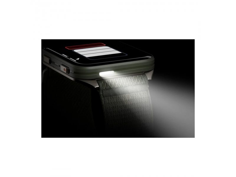 GARMIN VENU X1 MOSS С TITANIUM ЗАДЕН КАПАК И MOSS COMFORTFIT НАЙЛОНОВА КАИШКА 3
