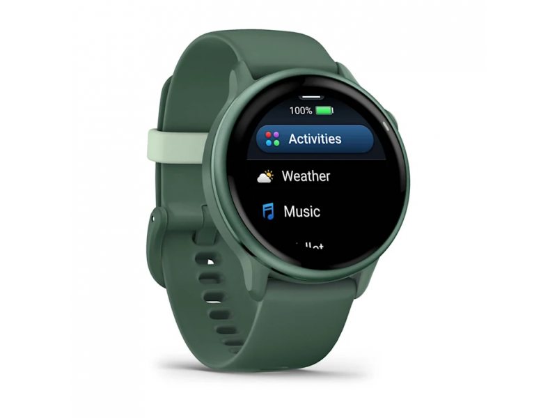 GARMIN VIVOACTIVE 6 METALLIC JASPER GREEN С JASPER GREEN КАИШКА 2