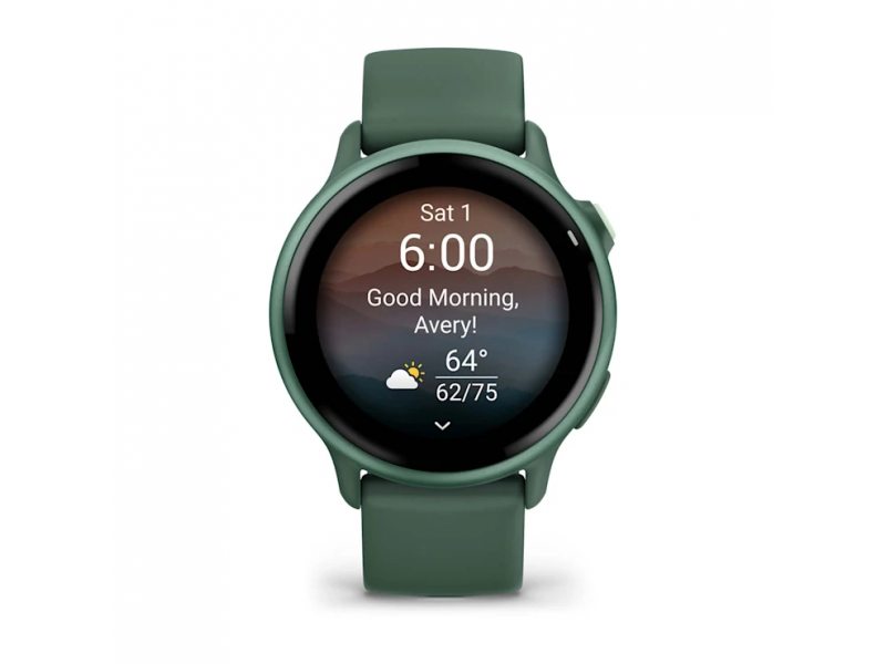 GARMIN VIVOACTIVE 6 METALLIC JASPER GREEN С JASPER GREEN КАИШКА 4