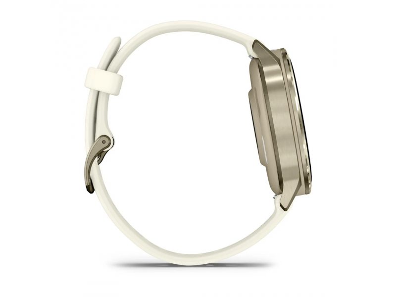 GARMIN VENU 4 41ММ LUNAR GOLD С BONE СИЛИКОНОВА КАИШКА 5