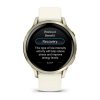 Garmin Venu 4 41мм Lunar Gold с Bone силиконова каишка 7
