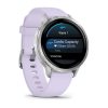 Garmin Venu 4 41мм Silver с Periwinkle силиконова каишка 2