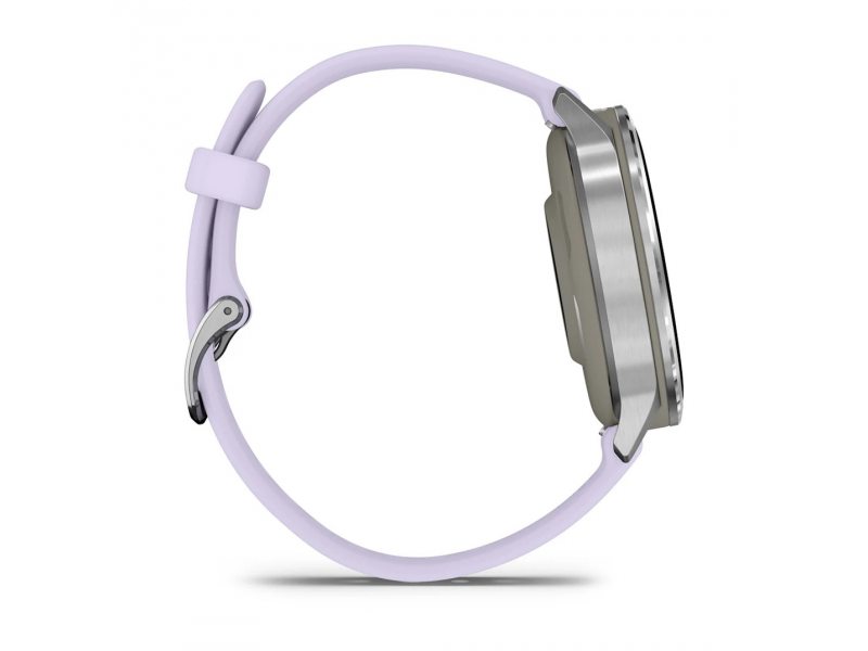 GARMIN VENU 4 41ММ SILVER С PERIWINKLE СИЛИКОНОВА КАИШКА 6