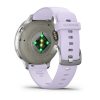 Garmin Venu 4 41мм Silver с Periwinkle силиконова каишка 4