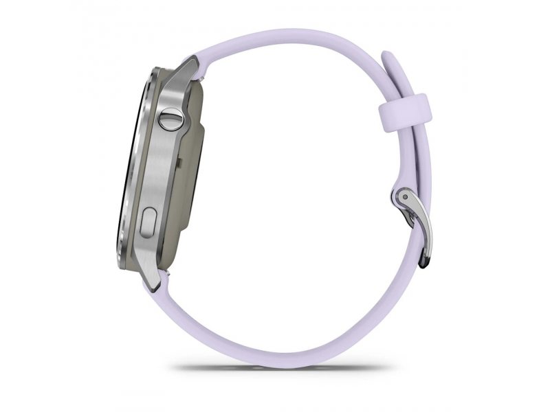 GARMIN VENU 4 41ММ SILVER С PERIWINKLE СИЛИКОНОВА КАИШКА 8