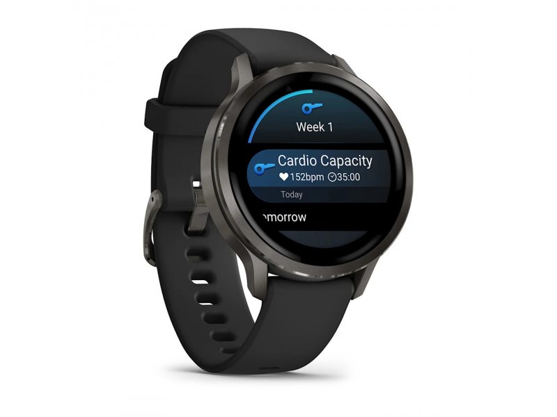 GARMIN VENU 4 41ММ SLATE С BLACK СИЛИКОНОВА КАИШКА 2