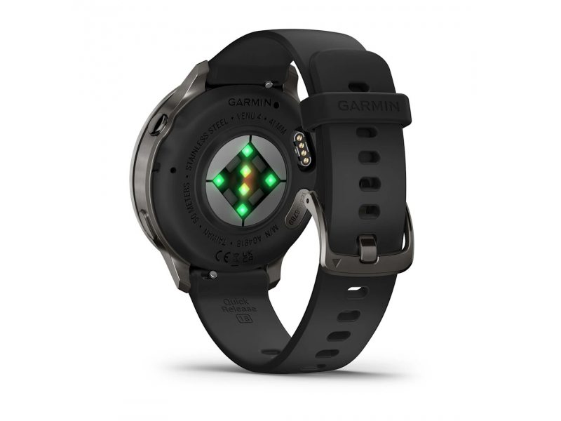 GARMIN VENU 4 41ММ SLATE С BLACK СИЛИКОНОВА КАИШКА 4