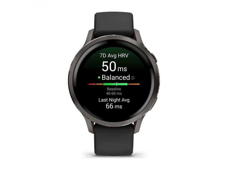 GARMIN VENU 4 41ММ SLATE С BLACK СИЛИКОНОВА КАИШКА 6