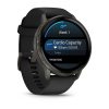 Garmin Venu 4 45мм Slate с Black силиконова каишка 3
