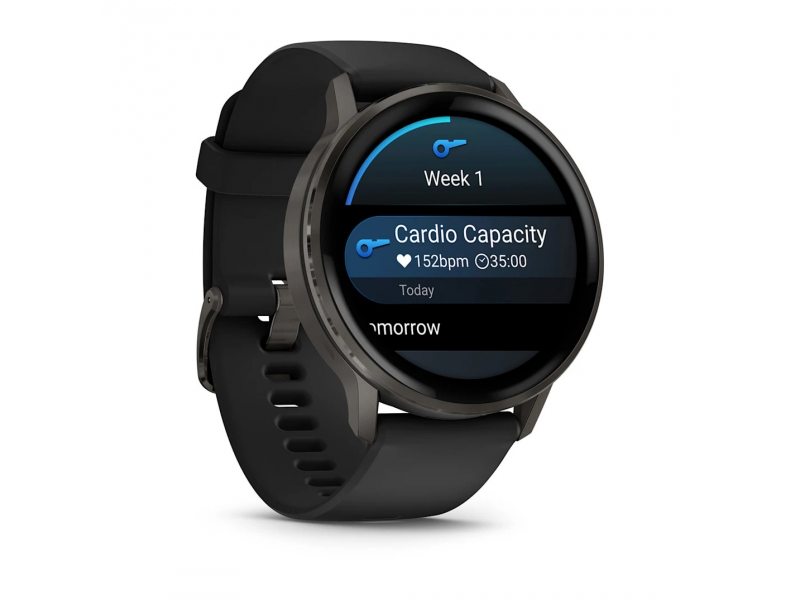GARMIN VENU 4 45ММ SLATE С BLACK СИЛИКОНОВА КАИШКА 3