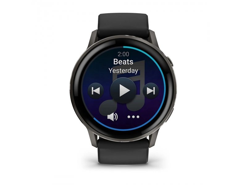 GARMIN VENU 4 45ММ SLATE С BLACK СИЛИКОНОВА КАИШКА 2