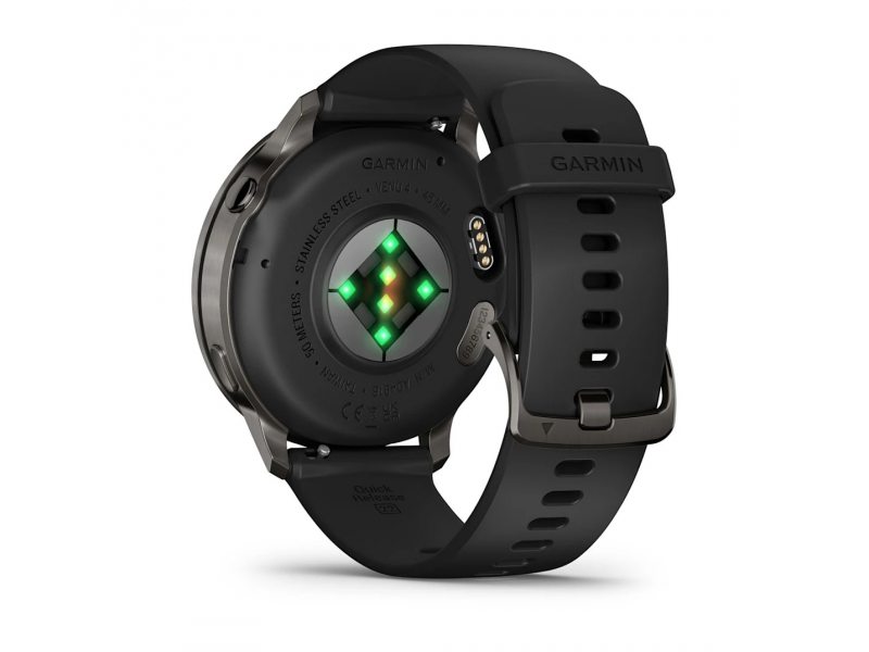 GARMIN VENU 4 45ММ SLATE С BLACK СИЛИКОНОВА КАИШКА 8