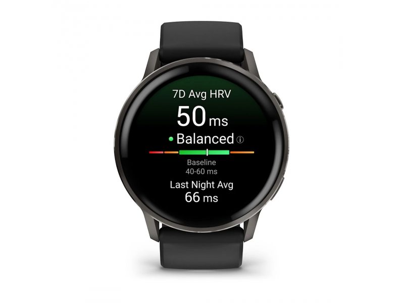 GARMIN VENU 4 45ММ SLATE С BLACK СИЛИКОНОВА КАИШКА 6