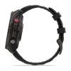 Garmin Fenix 8 Pro 47mm AMOLED Sapphire Carbon Gray DLC Titanium с Black/Pebble Gray силиконова каишка  5