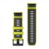 Garmin QuickFit 26 Amp Yellow/Graphite силиконова каишка 1