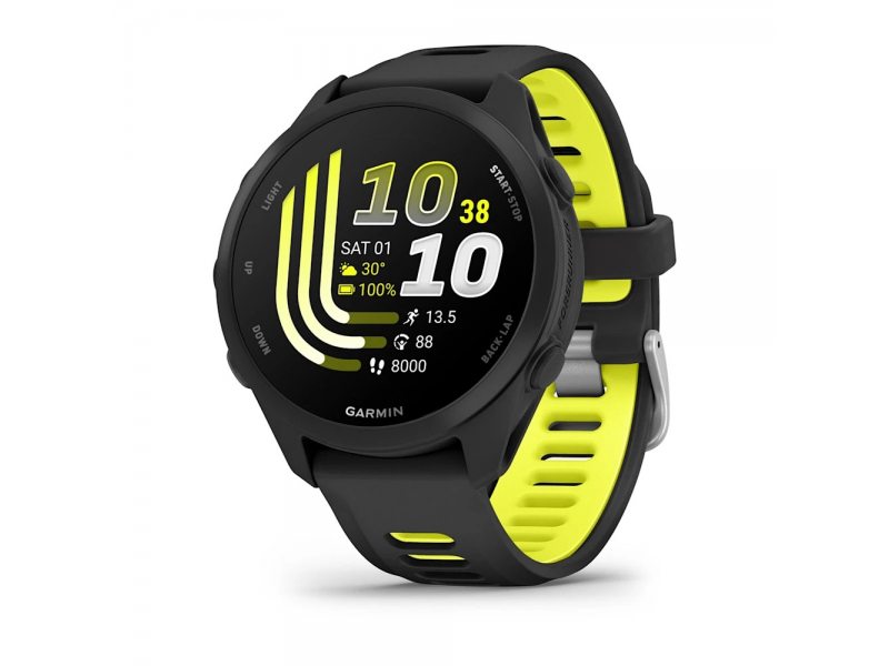 GARMIN FORERUNNER 170 BLACK С BLACK/AMP YELLOW КАИШКА