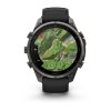 Garmin Fenix 9 Pro 47mm Carbon Gray DLC Titanium с Black/Pebble Grey силиконова каишка 1