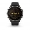 Garmin Fenix 9 Pro 47mm Carbon Gray DLC Titanium с Black/Pebble Grey силиконова каишка 4
