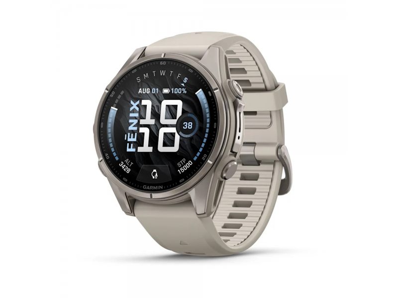 GARMIN FENIX 9 43MM TITANIUM С FOG GREY СИЛИКОНОВА КАИШКА
