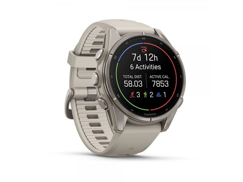 GARMIN FENIX 9 43MM TITANIUM С FOG GREY СИЛИКОНОВА КАИШКА 2