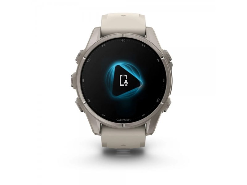 GARMIN FENIX 9 43MM TITANIUM С FOG GREY СИЛИКОНОВА КАИШКА 9