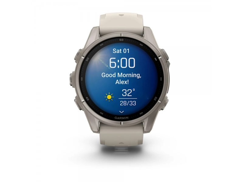GARMIN FENIX 9 43MM TITANIUM С FOG GREY СИЛИКОНОВА КАИШКА 11