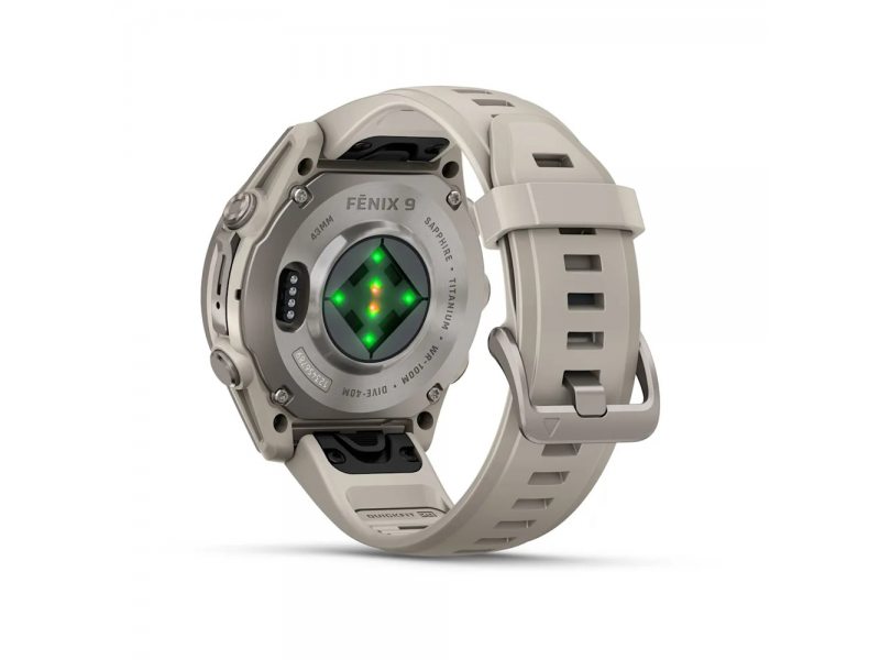 GARMIN FENIX 9 43MM TITANIUM С FOG GREY СИЛИКОНОВА КАИШКА 4