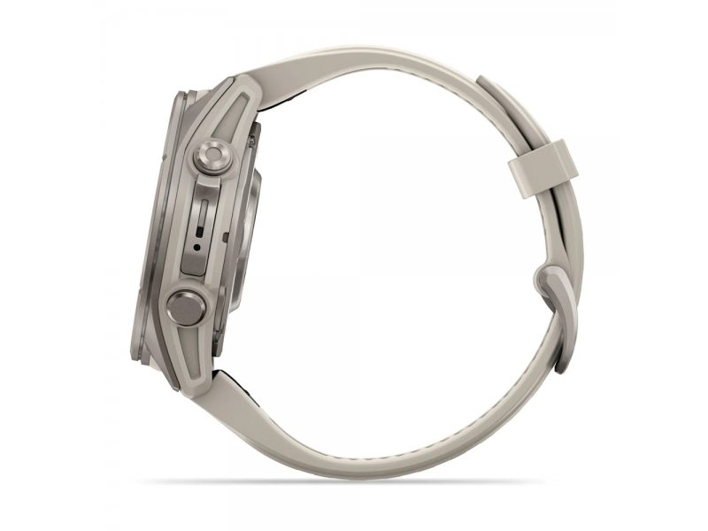 GARMIN FENIX 9 43MM TITANIUM С FOG GREY СИЛИКОНОВА КАИШКА 6