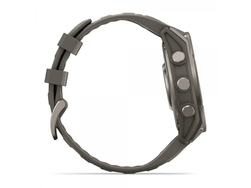 GARMIN FENIX 9 47MM TITANIUM С PEBBLE GREY СИЛИКОНОВА КАИШКА 5