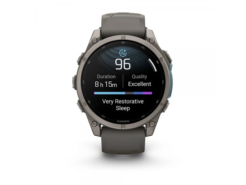 GARMIN FENIX 9 47MM TITANIUM С PEBBLE GREY СИЛИКОНОВА КАИШКА 4