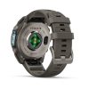 Garmin Fenix 9 47mm Titanium с Pebble Grey силиконова каишка 7
