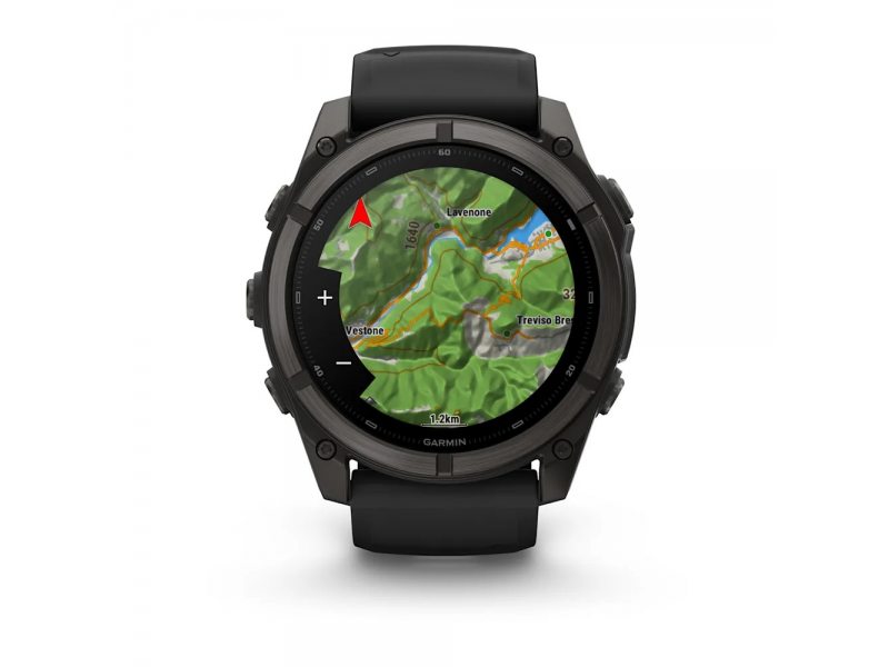 GARMIN FENIX 9 51MM CARBON GREY DLC TITANIUM С BLACK СИЛИКОНОВА КАИШКА 2